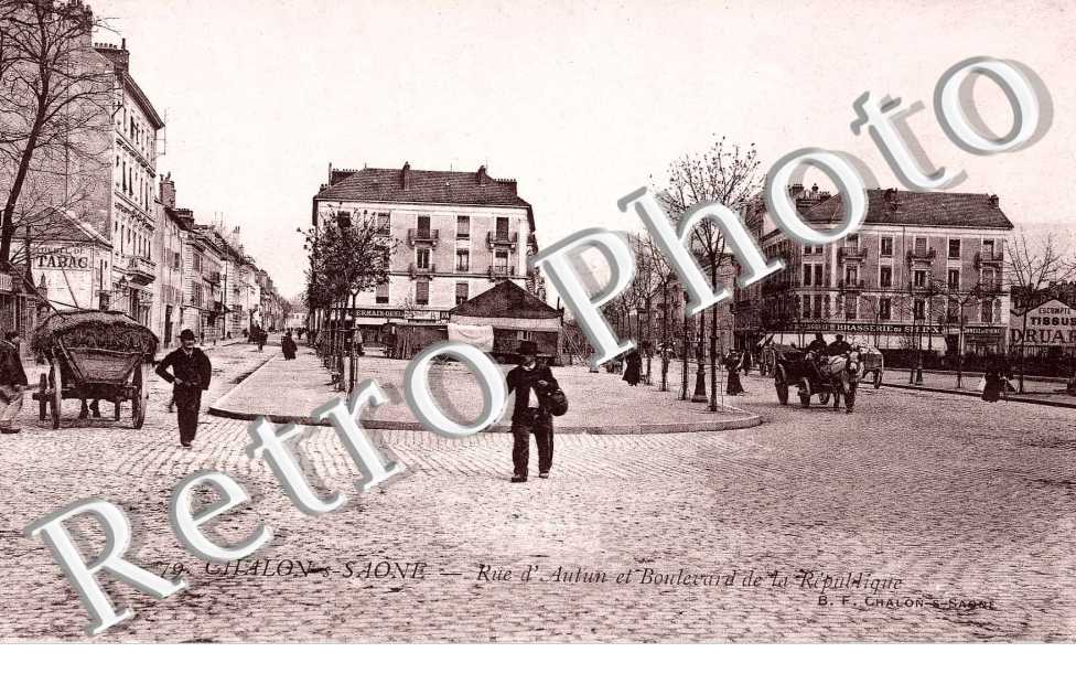 rue d'Autun et boulevard de la republique