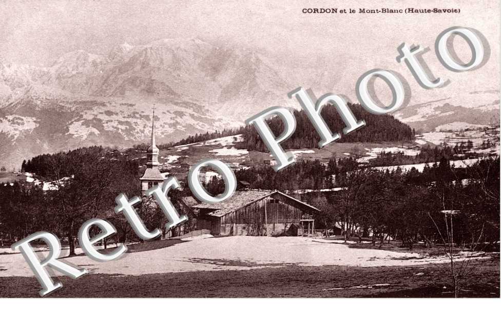 Vue generale et le Mont Blanc