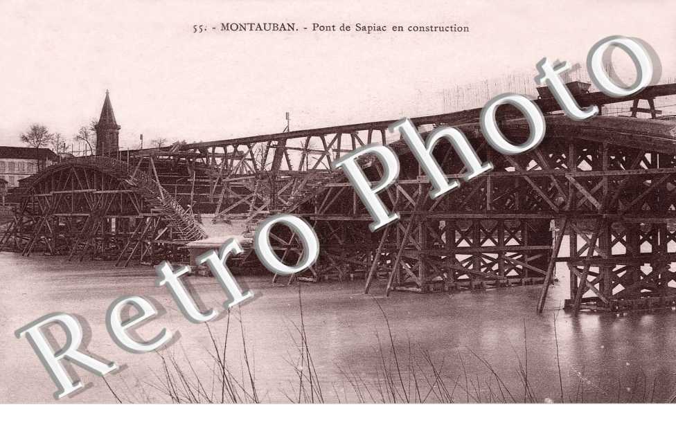 Pont de Sapiac en construction
