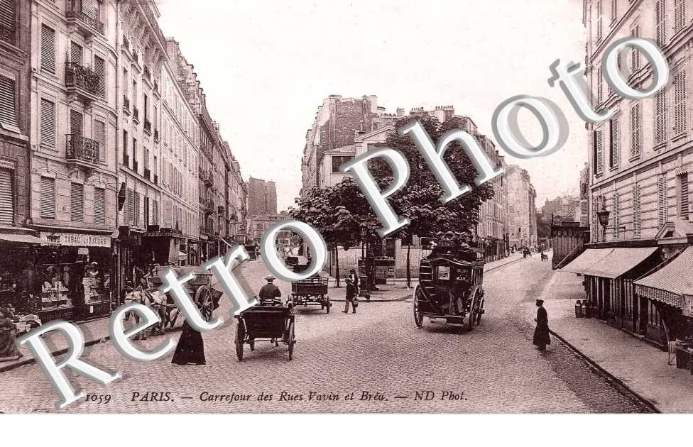 Carrefour des rues Vavin et Brea