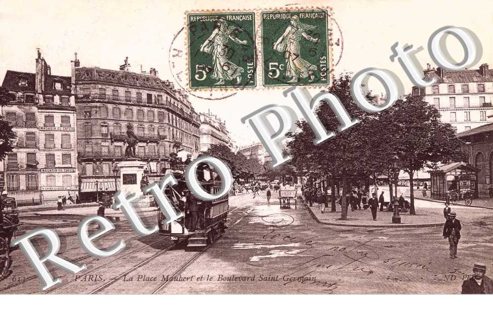 Place Maubert et le Boulevard Saint Germain