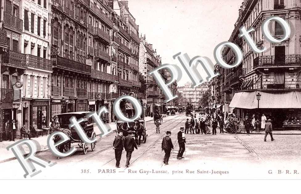 RUE GAY LUSSAC prise rue Saint-Jacques