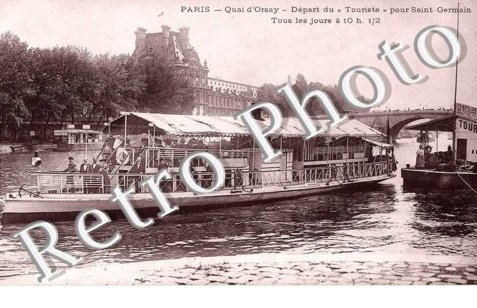 Quai d'Orsay, Depart du "Touriste" pour Saint Germain