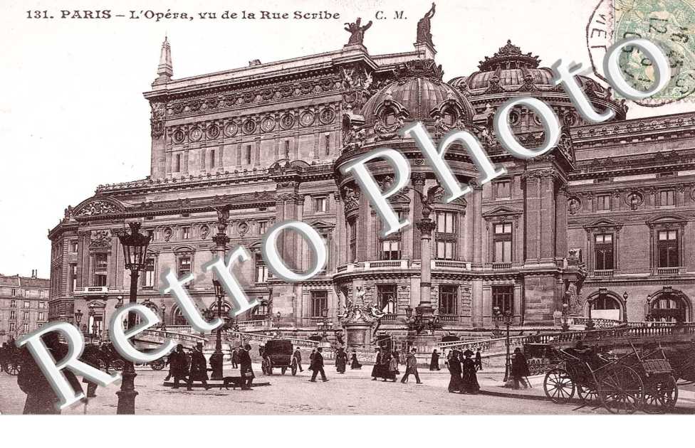 L'OPERA, VU DE LA RUE SCRIBE