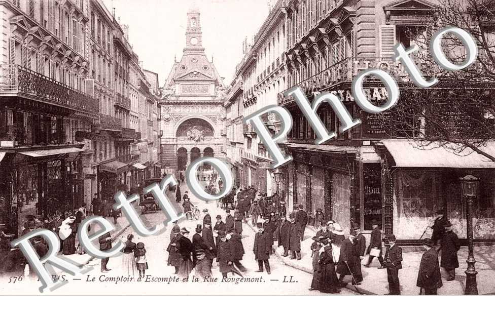 LE COMPTOIR D'ESCOMPTE ET LA RUE ROUGEMONT