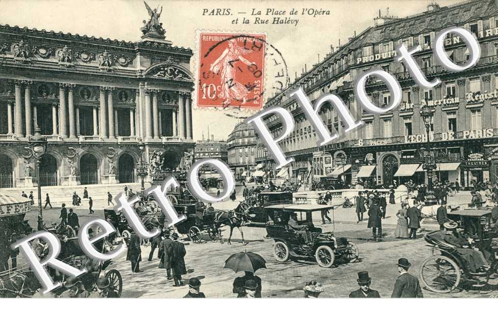 LA PLACE DE L'OPERA ET LA RUE HALEVY