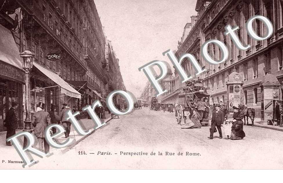 PERSPECTIVE DE LA RUE DE ROME