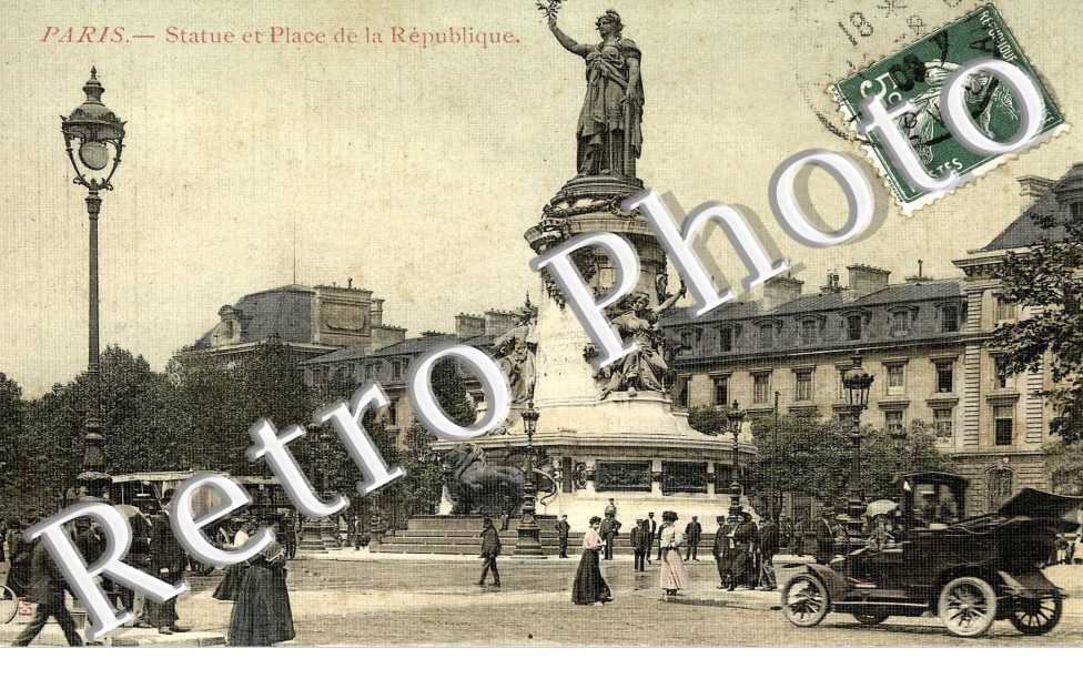 STATUE ET PLACE DE LA REPUBLIQUE