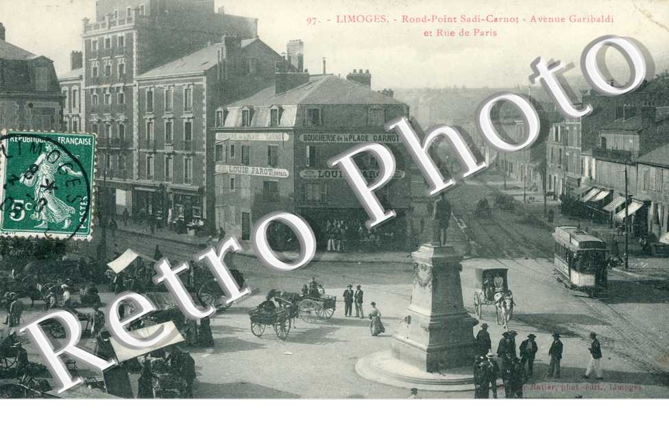 Rond Point Sadi Carnot - Avenue Garibaldi et rue de Paris