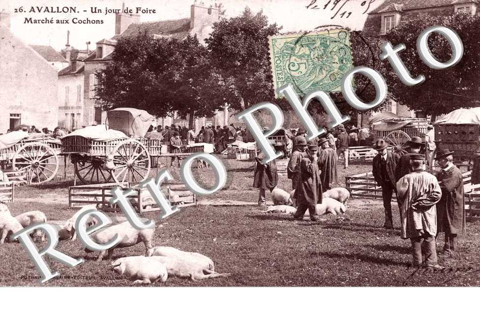 un jour de foire, marche aux cochons