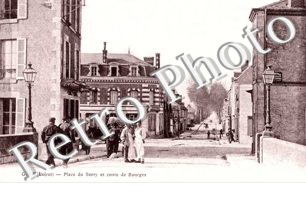 place du Berry et route de Bourges