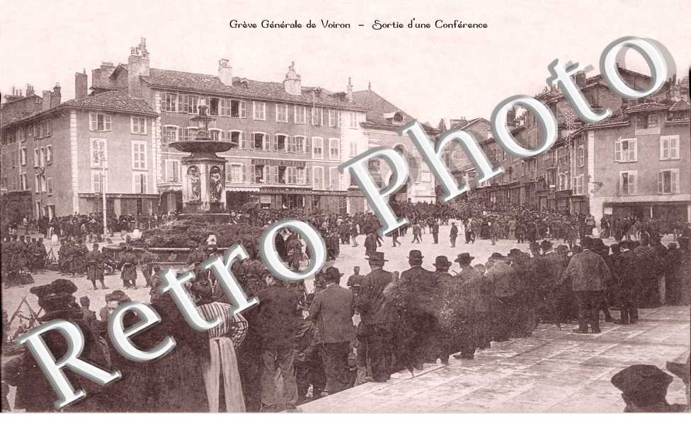 greve generale - sortie d'une conference
