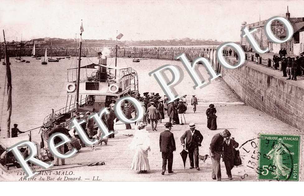 arrivee du bac de Dinard