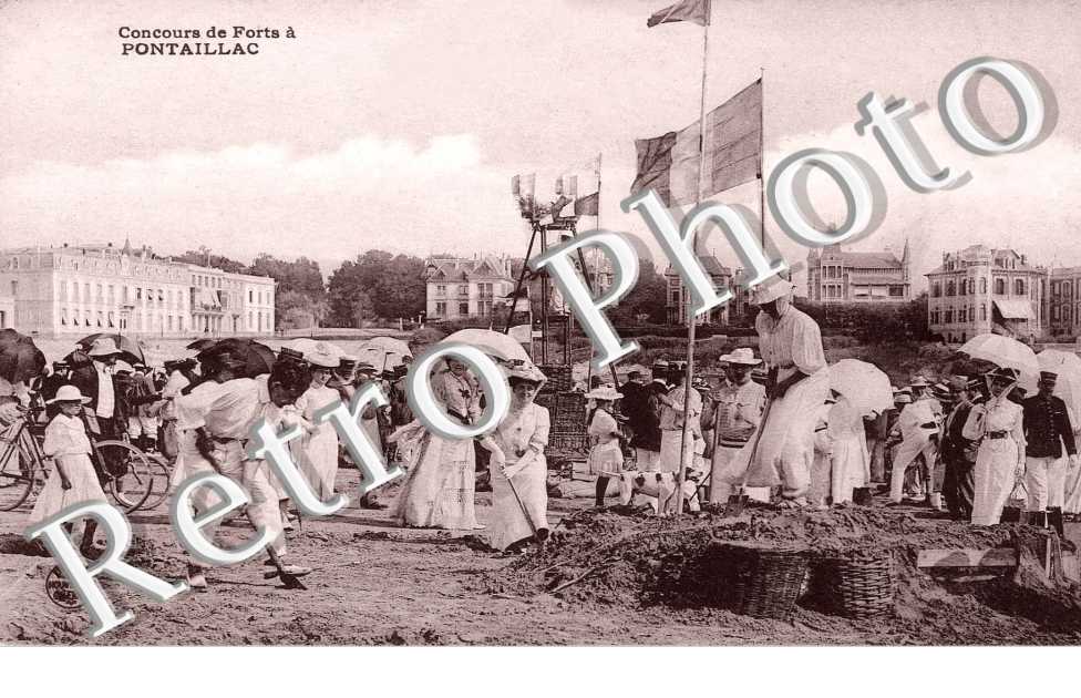 concours de forts a Pontaillac (drapeau francais)