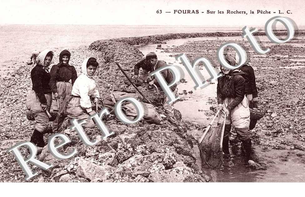 sur les rochers, la peche
