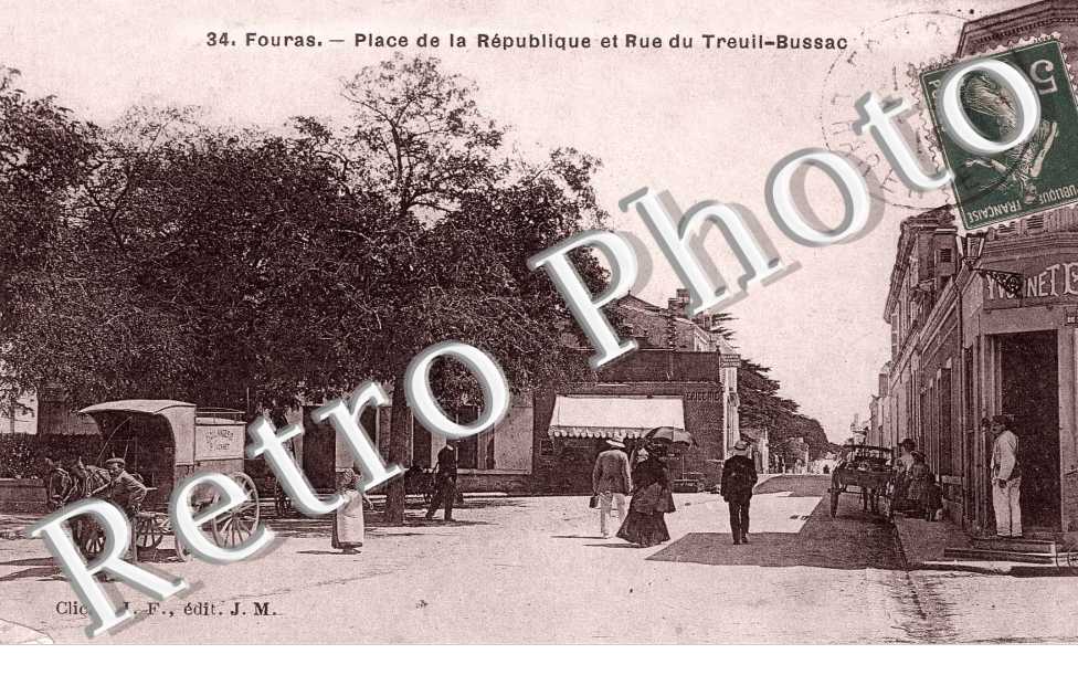 PLACE DE LA REPUBLIQUE ET RUE TREUIL BUSSAC