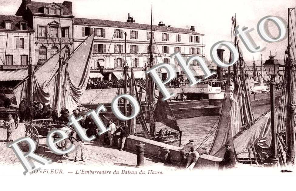 l'embarcadere du bateau du Havre