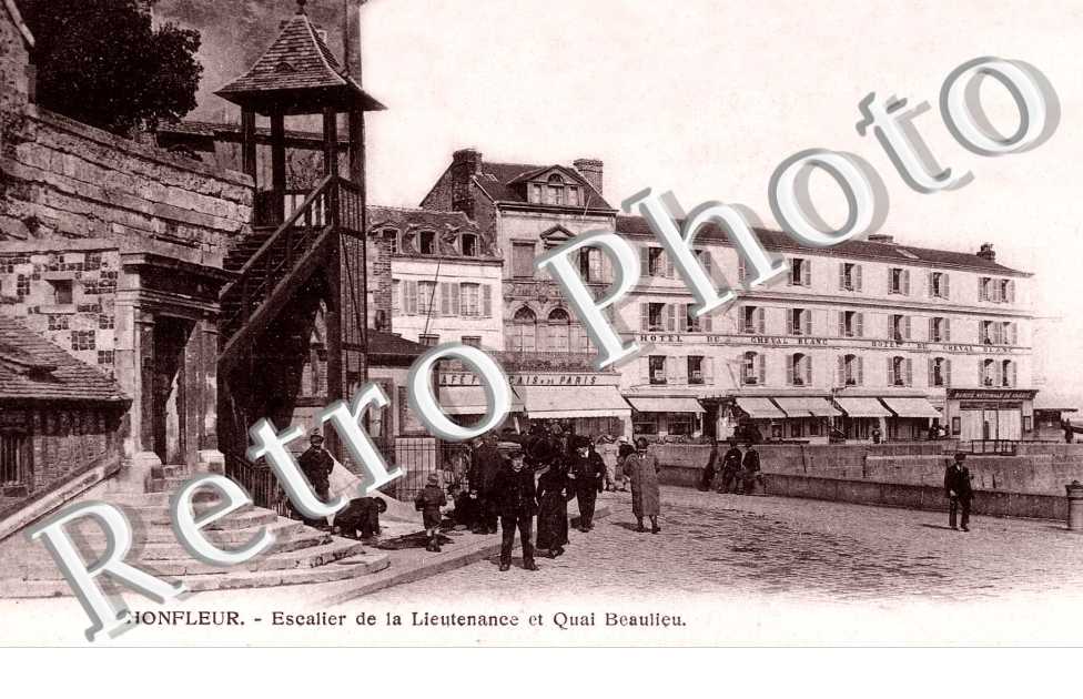 ESCALIER DE LA LIEUTENANCE ET QUAI BEAULIEU