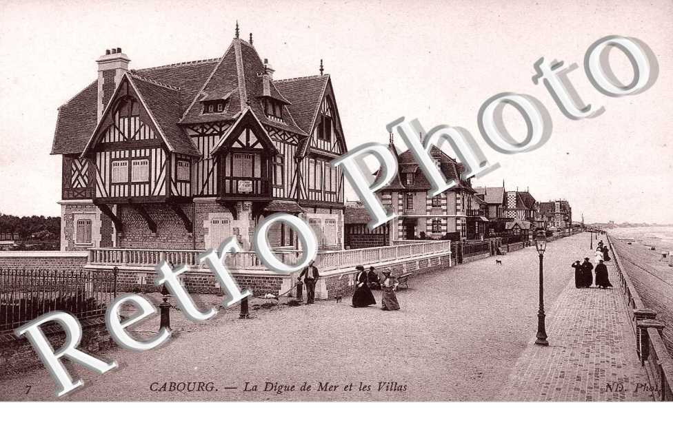 la digue et les villas