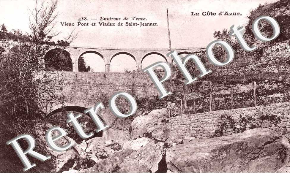Vieux pont et viaduc de Saint-Jeannet