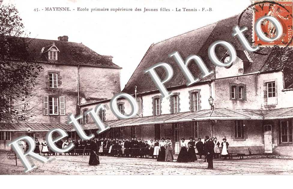 ecole primaire superieure des jeunes filles - le tennis