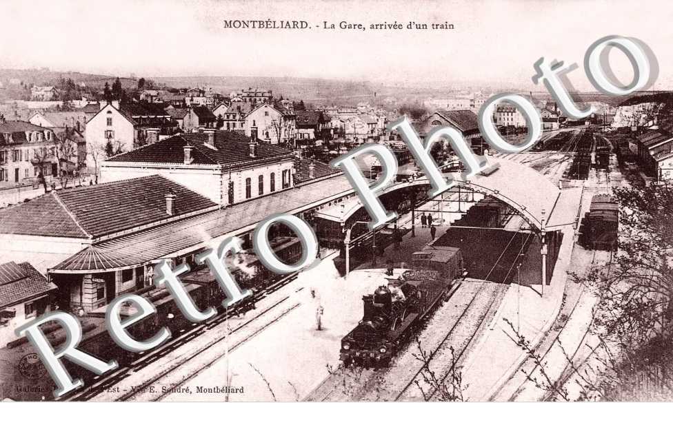 la gare, arrivee d'un train