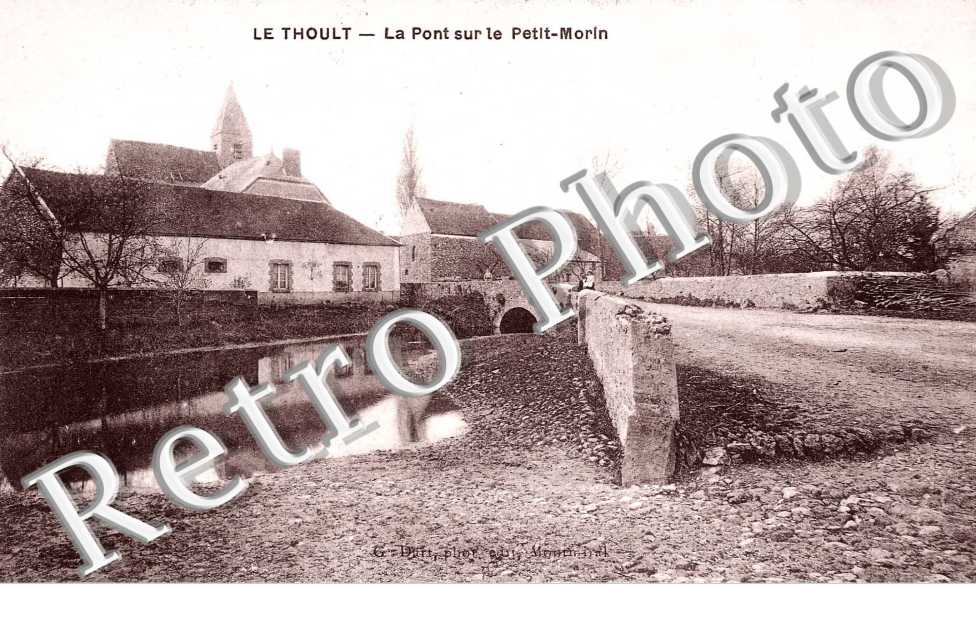 Le pont sur le Petit Morin