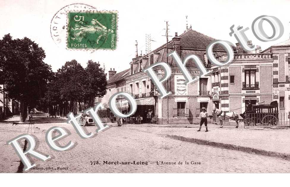 L'avenue de la gare