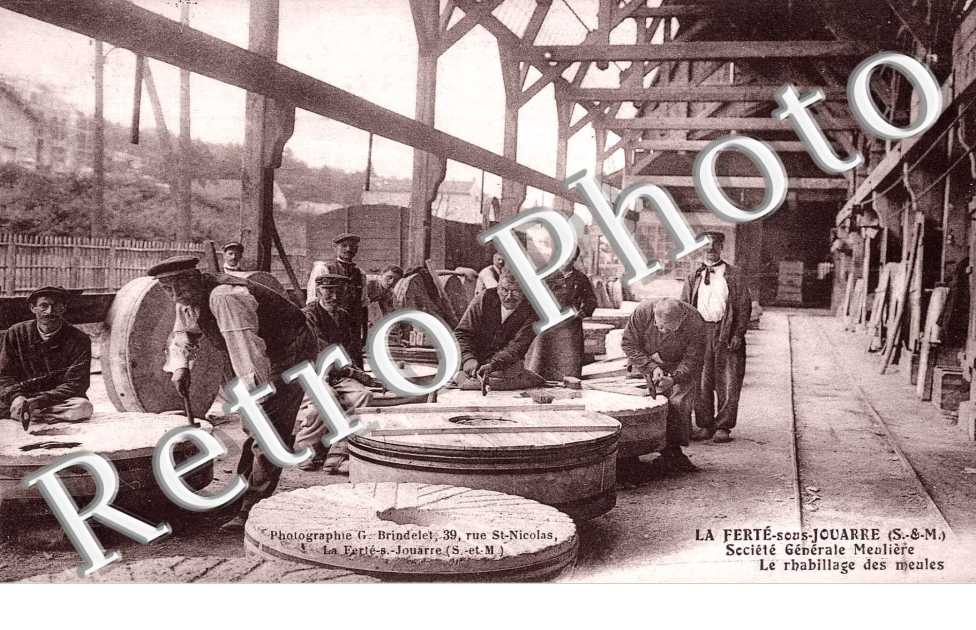 (la) Societe generale meuliere - Le rhabillage des meules