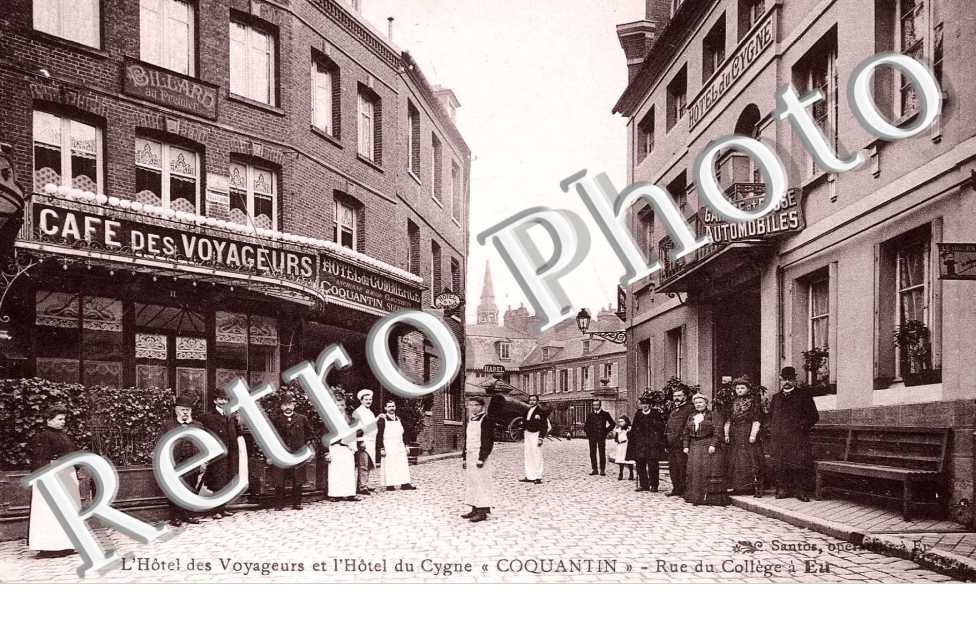 L'hotel des voyageurs et hotel du cygne "Coquantin" - Rue du college