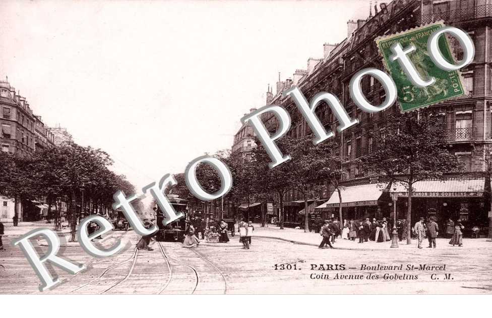 boulevard SAINT MARCEL coin avenue des Gobelins