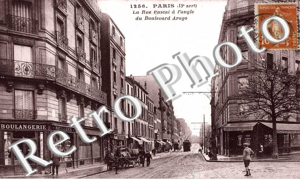 LA Rue PASCAL A L'ANGLE du boulevard Arago