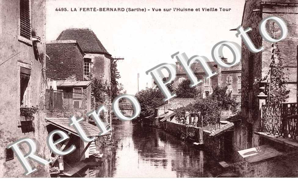 VUE SUE L'HUISNE ET vieille tour