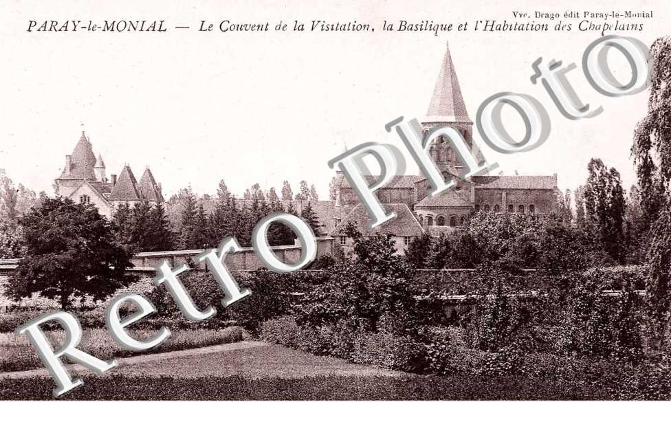 Le couvent de la visitation - la basilique et l'habitation des Chapelains