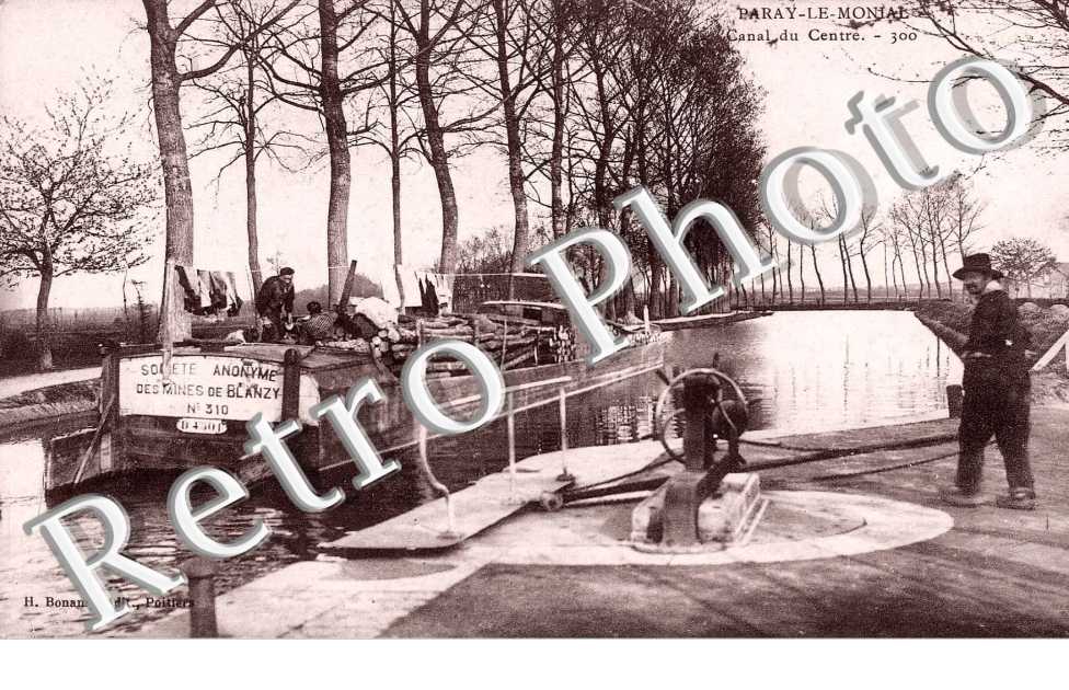 Canal du centre - societe anonyme des mines de Blanzy