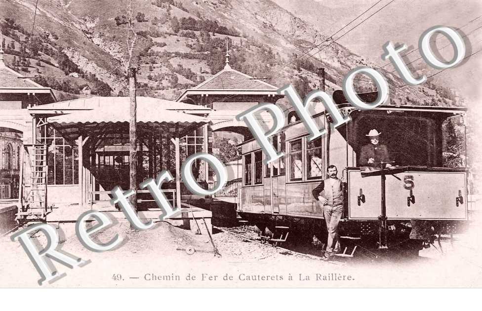 CHEMIN DE FER DE CAURETETS A LA RAILLERE