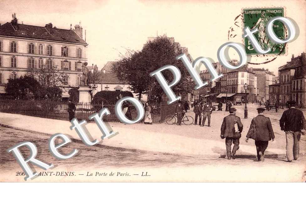 Vue de la porte de Paris