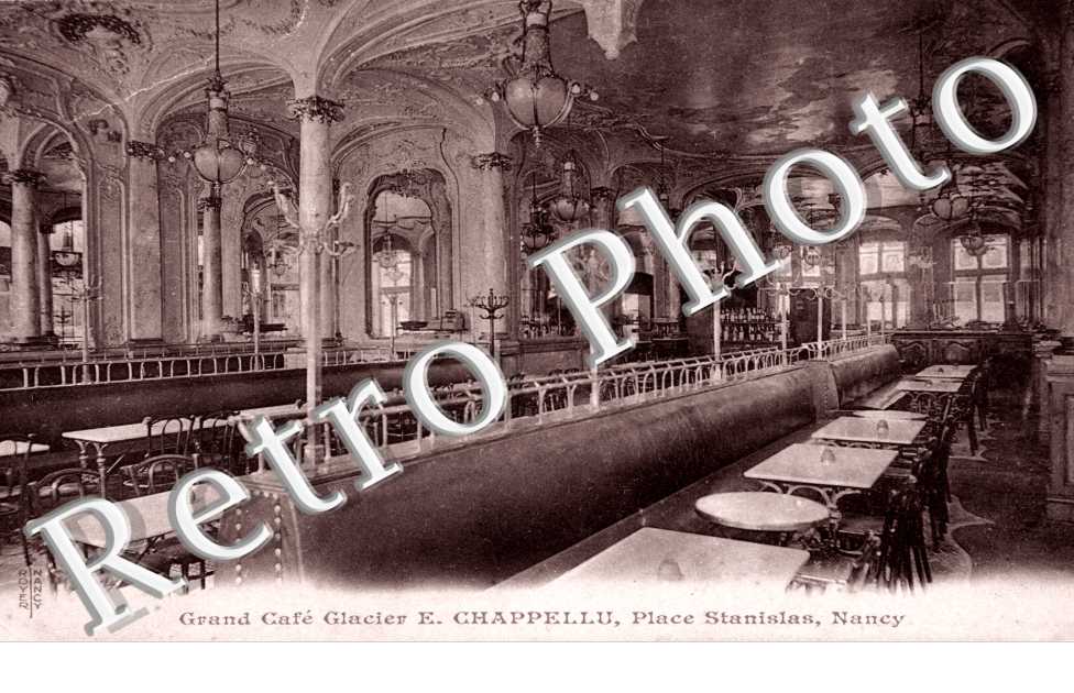 place Stanislas grand cafe Glacier E. Chappellu