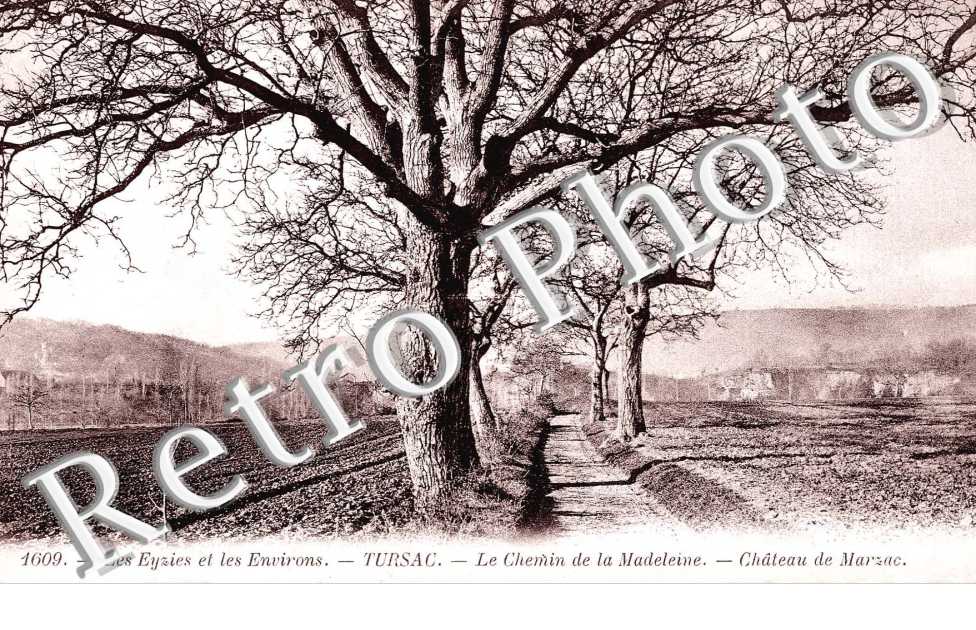 Chateau de Marzac - Le chemin de la Madeleine