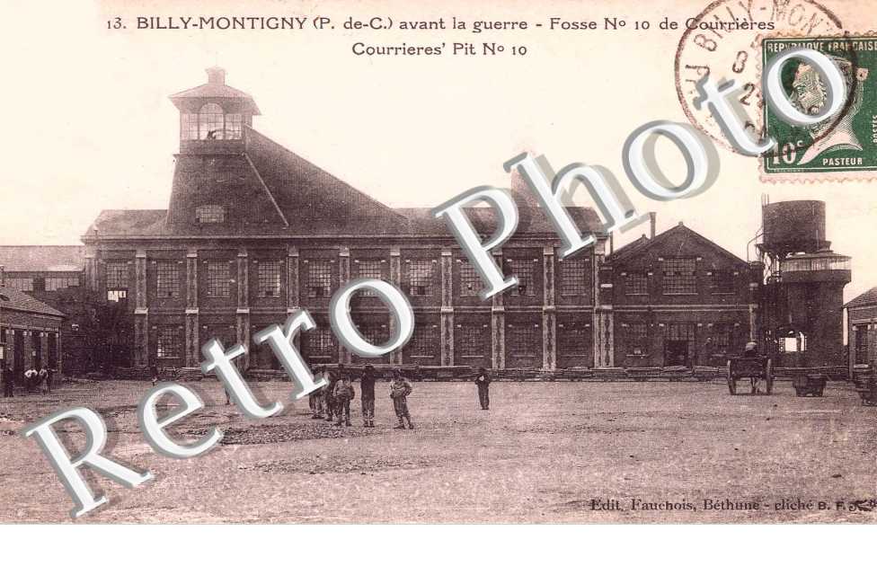 avant la guerre, fosse n°10 de Courrieres