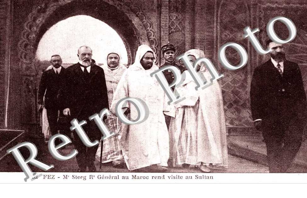 Mr Steeg Rt General au Maroc rend visite au sultan