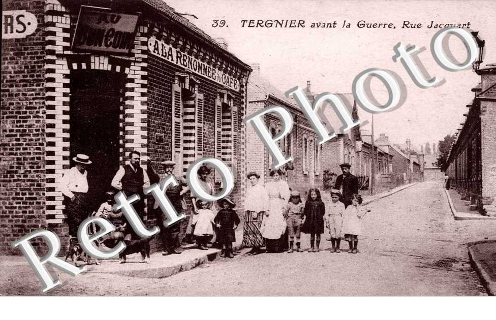 rue Jacquart  Avant la guerre Cafe " A la renommee "