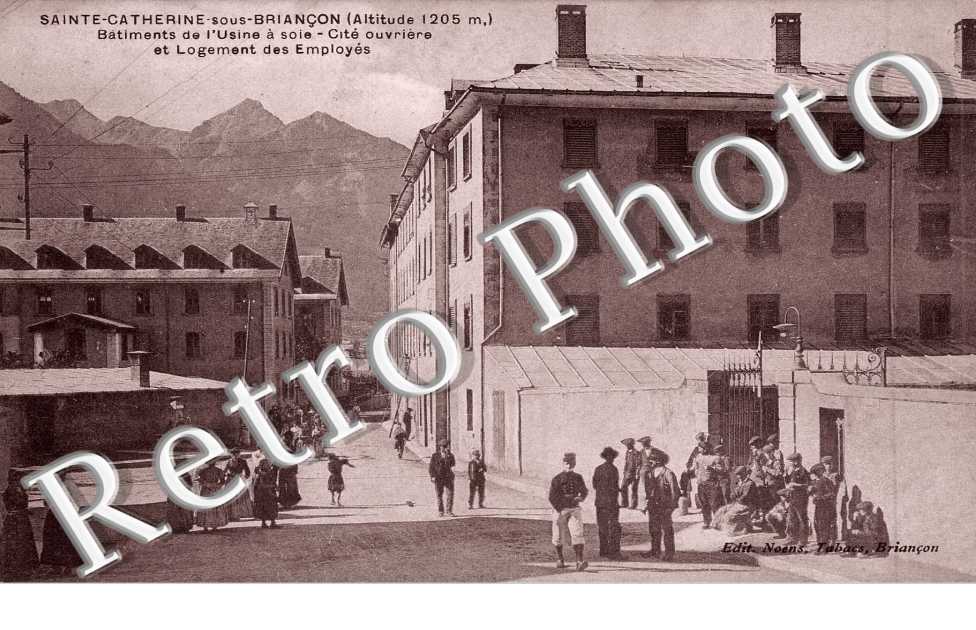 Sainte Catherine sous Briancon, Batiments de l'Usine a Soie, Cite ouvriere