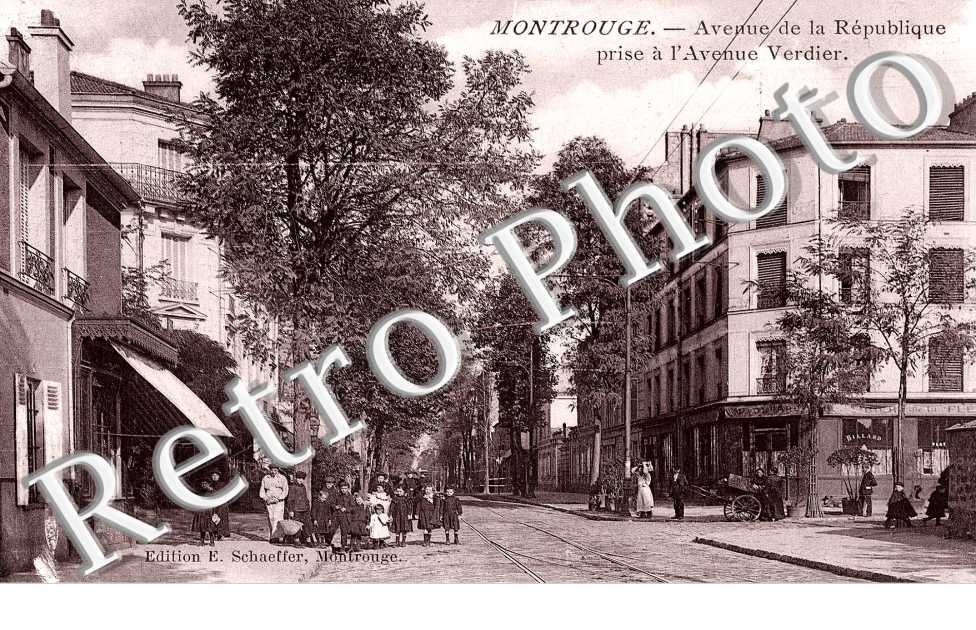 Avenue de la République prise de la rue Verdier