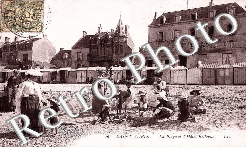 Plage et l'hotel Bellevue