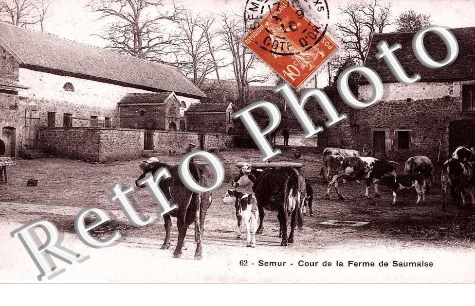 cour de la ferme de Saumaise