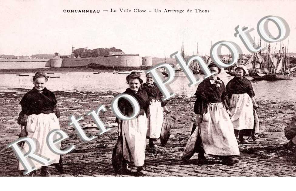 la ville close, un arrivage de thons