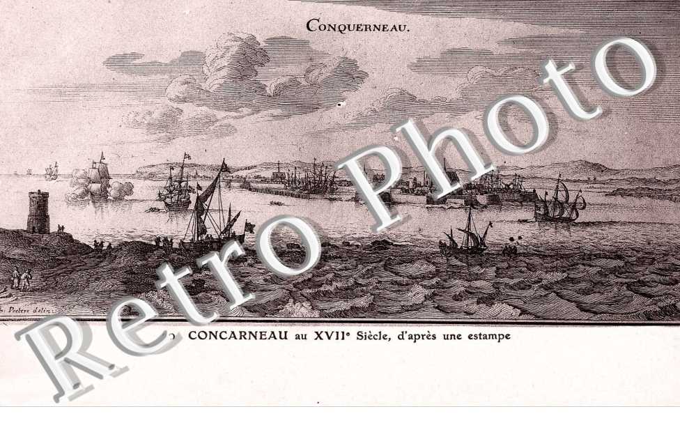 Concarneau au XVIIe siecle, d'apres une estampe
