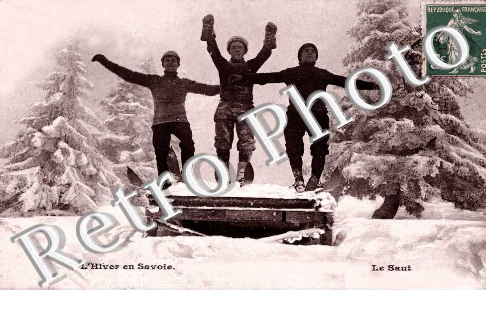 l'hiver en Savoie  le saut