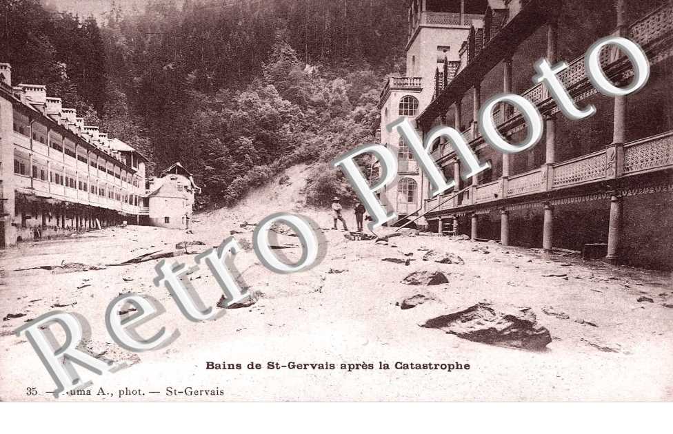 LE FAYET - Bains apres la catastrophe